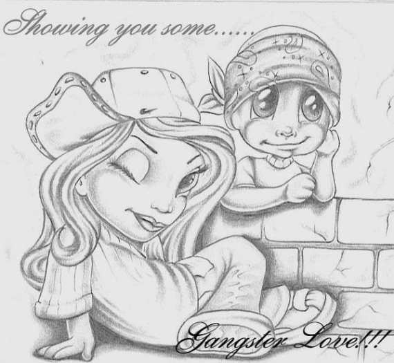 gangster cartoon coloring pages - photo #46