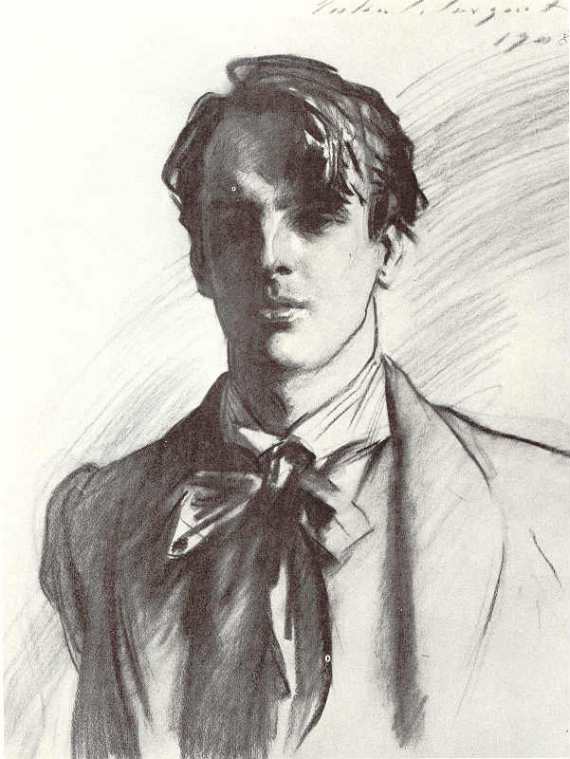 William Butler Yeats by John Singer Sargent