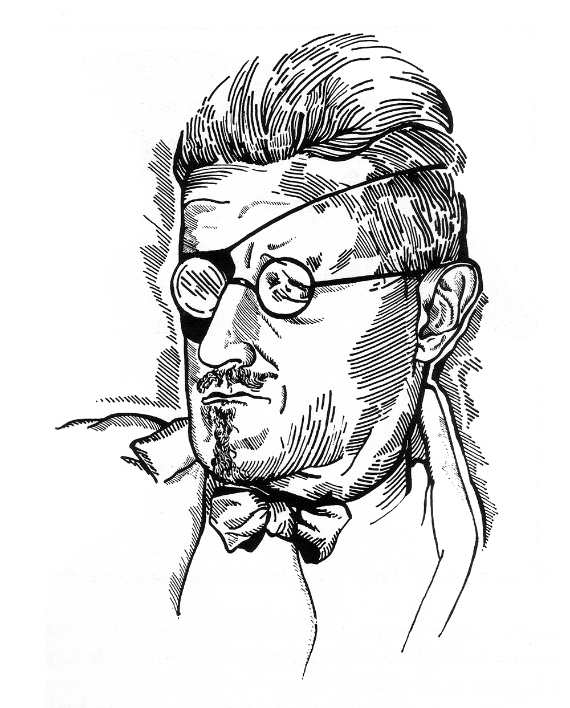 Djuna Barnes Sketch of James Joyce